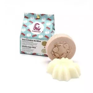 Lamazuna Duo Gift Set - Divine Hair - Solid Shampoo and Conditioner