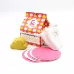 Lamazuna Duo Gift Set - Gentle Skin Cleansing - Cleansing Soap and Cotton Pads