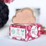 Lamazuna Stiff facial cleansing soap for dry and sensitive skin - hibiscus (25 g)