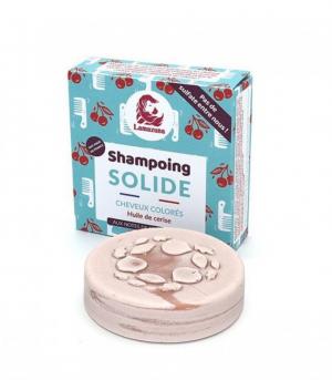 Solid shampoo for colored hair - cherry oil (70 g)