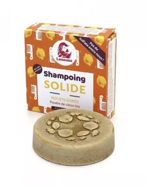 Lamazuna Solid shampoo for blonde and light hair - lemon (70 g)