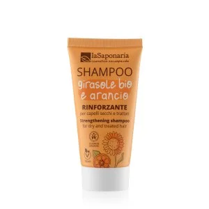 laSaponaria Organic Shampoo with Sunflower and Sweet Orange 30 ml