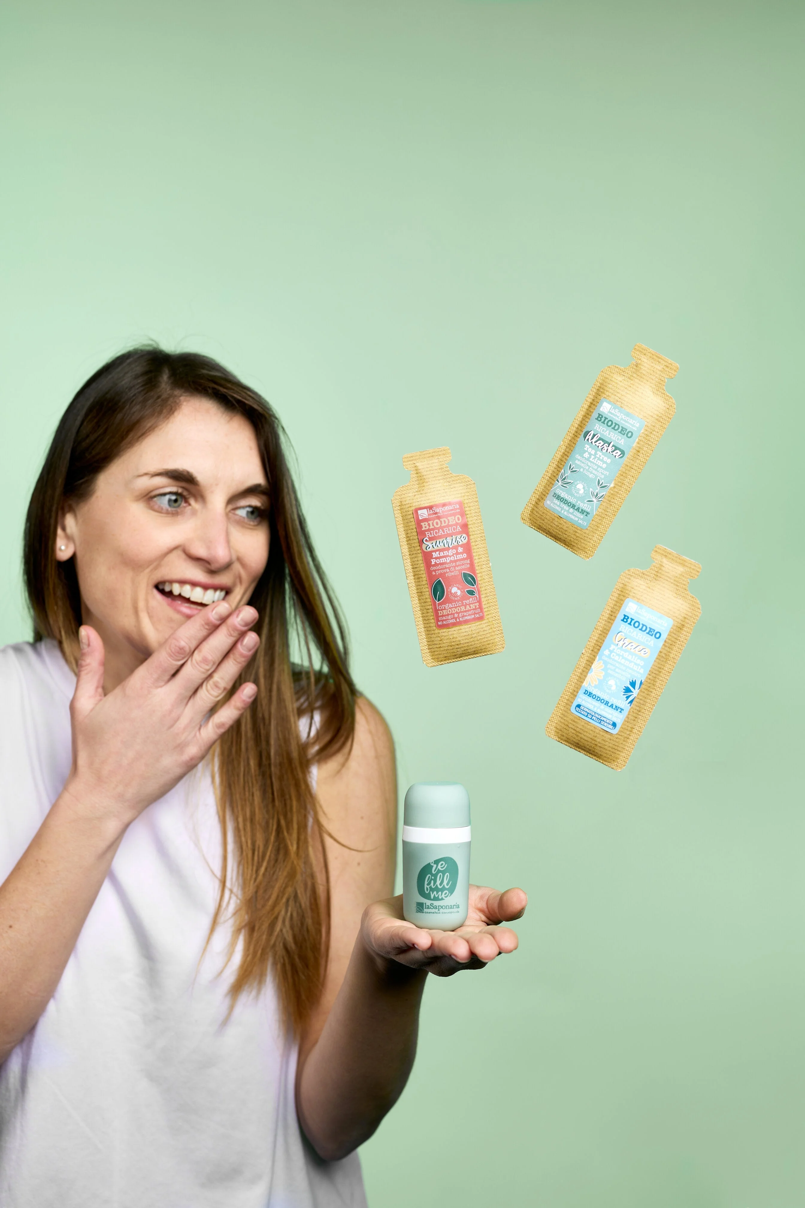 laSaponaria Roll-On Deodorant Applicator - Refillable - Sustainable Solution