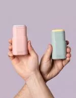 laSaponaria Solid deodorant applicator - refillable White - in elegant colours
