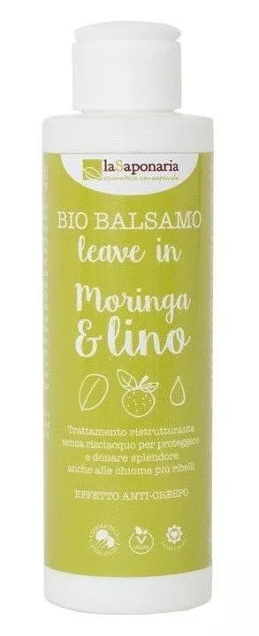 laSaponaria Rinseless conditioner with moringa and linseed oil BIO (150 ml)