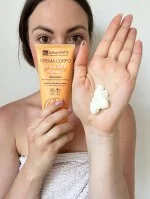 laSaponaria Hydrating body cream with organic argan oil and vitamin C 30 ml - for radiant and soft skin