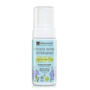 laSaponaria Intimate Cleansing Foam with Cornflower & Prebiotics (Organic, 100 ml) - Suitable for Children and During Menopause