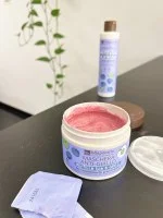 laSaponaria No Yellow Mask for Grey Hair with Amla and Blueberry (200 ml) - neutralizes yellow undertones