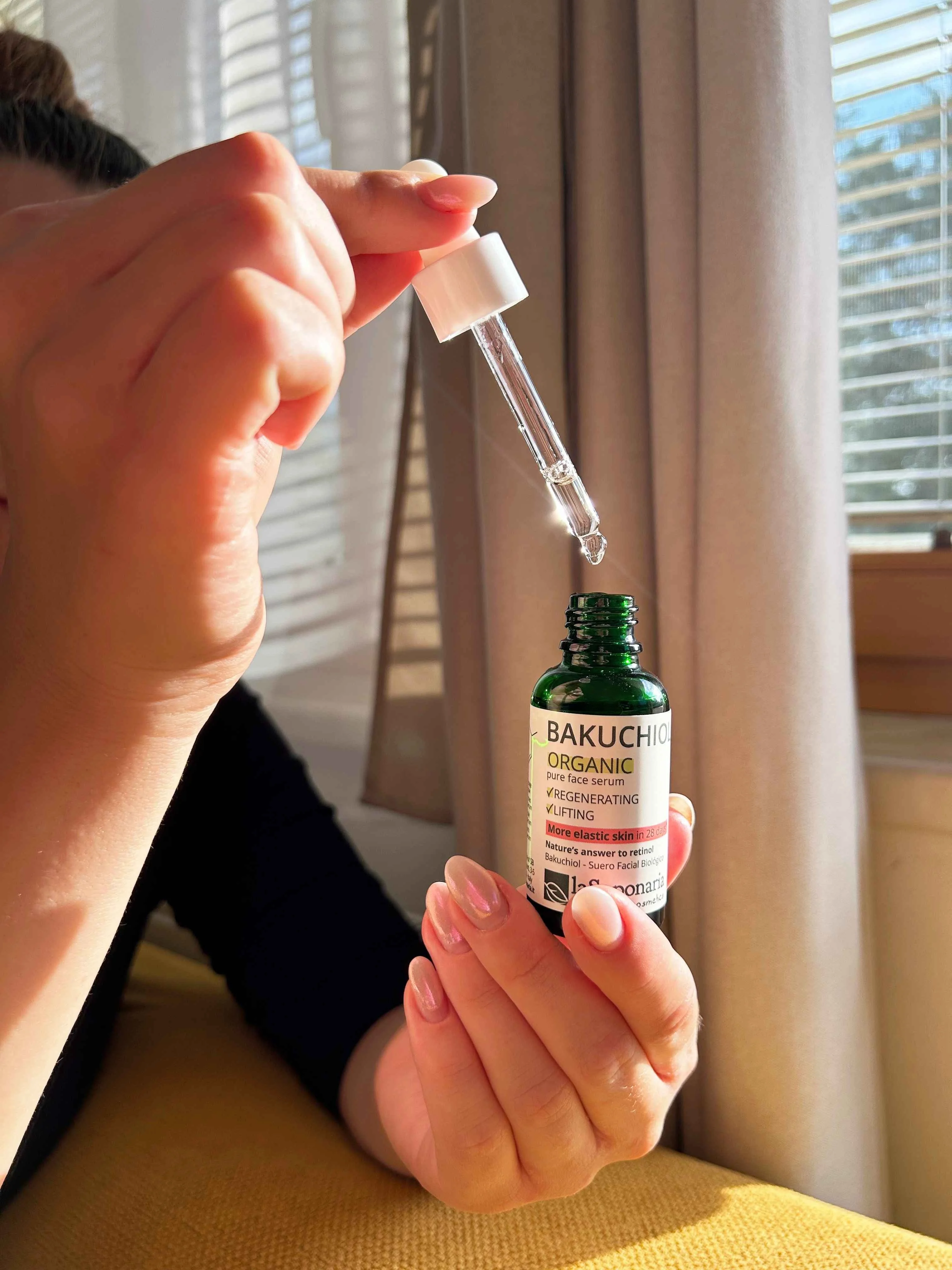 laSaponaria Face Serum - Organic Bakuchiol (30 ml) - for youthful-looking skin