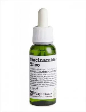 laSaponaria Facial serum - Niacinamide (vitamin B3) Zinc (30 ml)