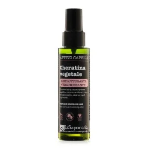 laSaponaria Plant-based keratin for hair - active restructuring and volumizing spray (100 ml) - suitable for damaged and fine hair