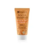 laSaponaria 2-in-1 Shower Gel and Shampoo with Organic Orange and Vitamin C for the Whole Family 30 ml - with a sweet and invigorating fragrance