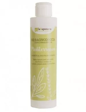 laSaponaria Mediterranean shower gel BIO Maxi (1 l) - with Mediterranean herbs