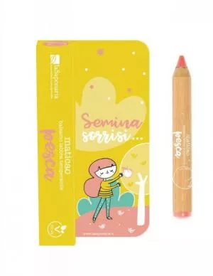 laSaponaria Maticao Tinted Lip Balm Crayon - Peach (2.5 g)