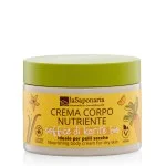 laSaponaria Nourishing body cream with organic shea butter (200 ml) - ideal for dry skin