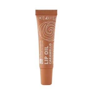 laSaponaria Nourishing BIO Caramel Lip Oil - Warm Nude (12 ml) - for Glossy, Deeply Nourished Lips