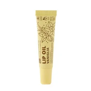 laSaponaria Nourishing Vanilla Lip Oil BIO - Clear (12 ml) - for Glossy, Deeply Nourished Lips