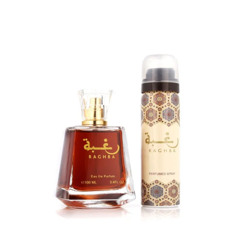 Raghba Eau de Parfum Unisex 100 ml + Deodorant Spray 50 ml