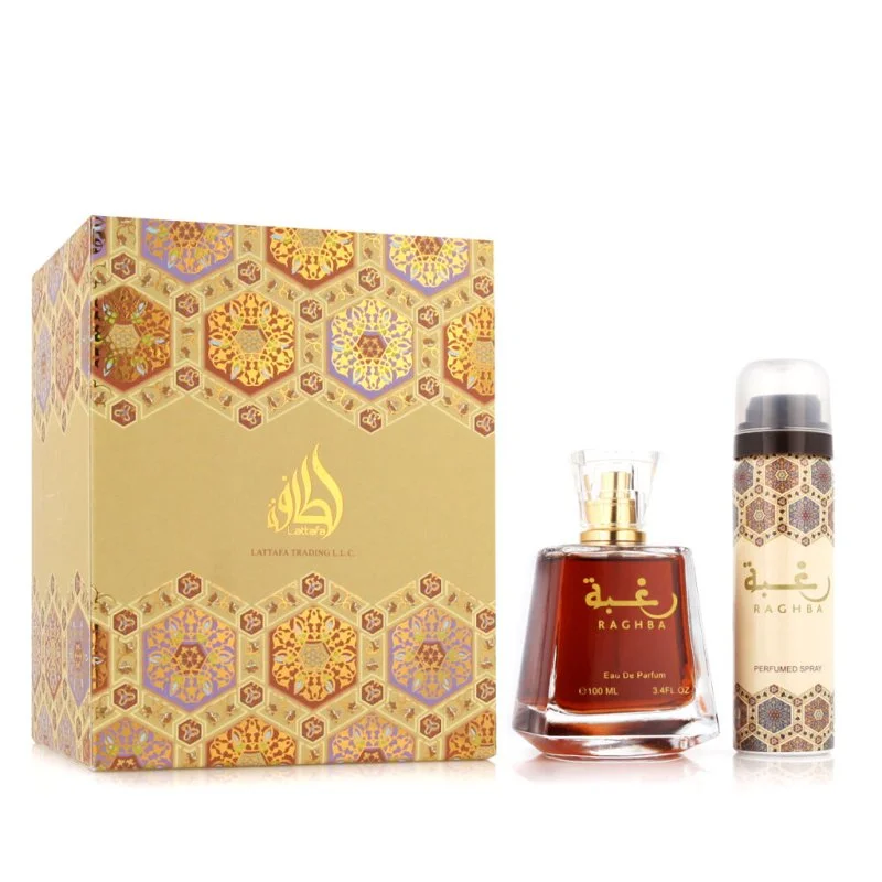 Raghba Eau de Parfum Unisex 100 ml + Deodorant Spray 50 ml