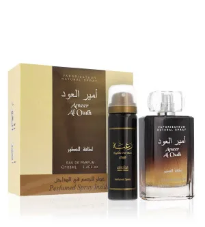 Lattafa Ameer Al Oudh gift set unisex perfume water 100 ml + deodorant 50 ml