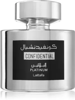 Lattafa Confidential Platinum Eau de Parfum for Men 100 ml