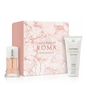 Roma Fiori Bianchi Eau de Toilette for Women 25 ml + Body Lotion