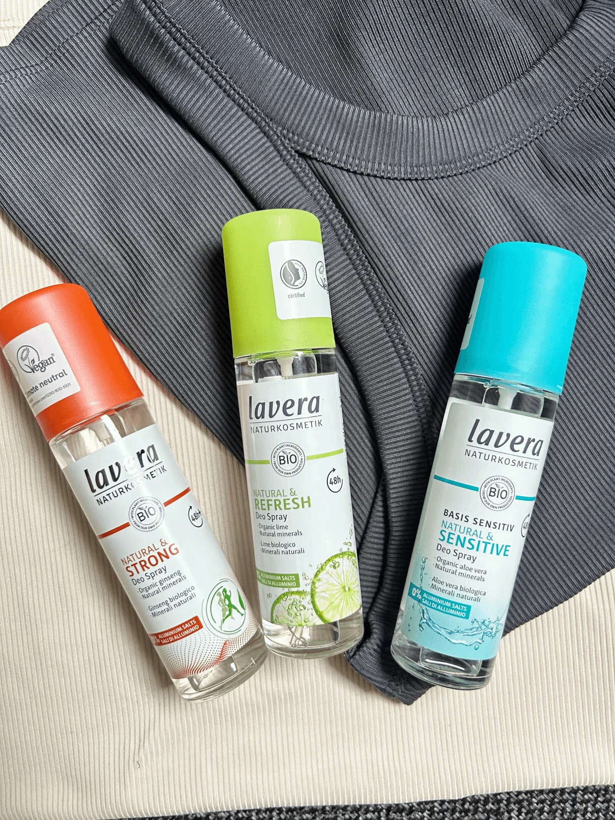 Lavera Strong Spray Deodorant (75 ml) - up to 48-hour protection