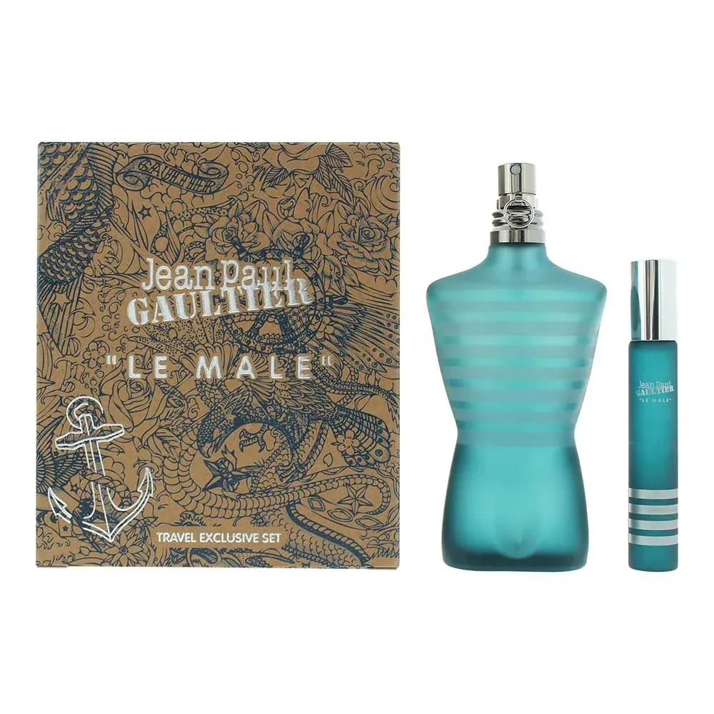 Le Male 125 ml + EDT Eau de Toilette for Men 20 ml