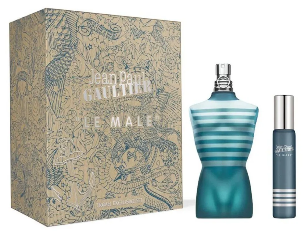 Le Male 125 ml + EDT Eau de Toilette for Men 20 ml
