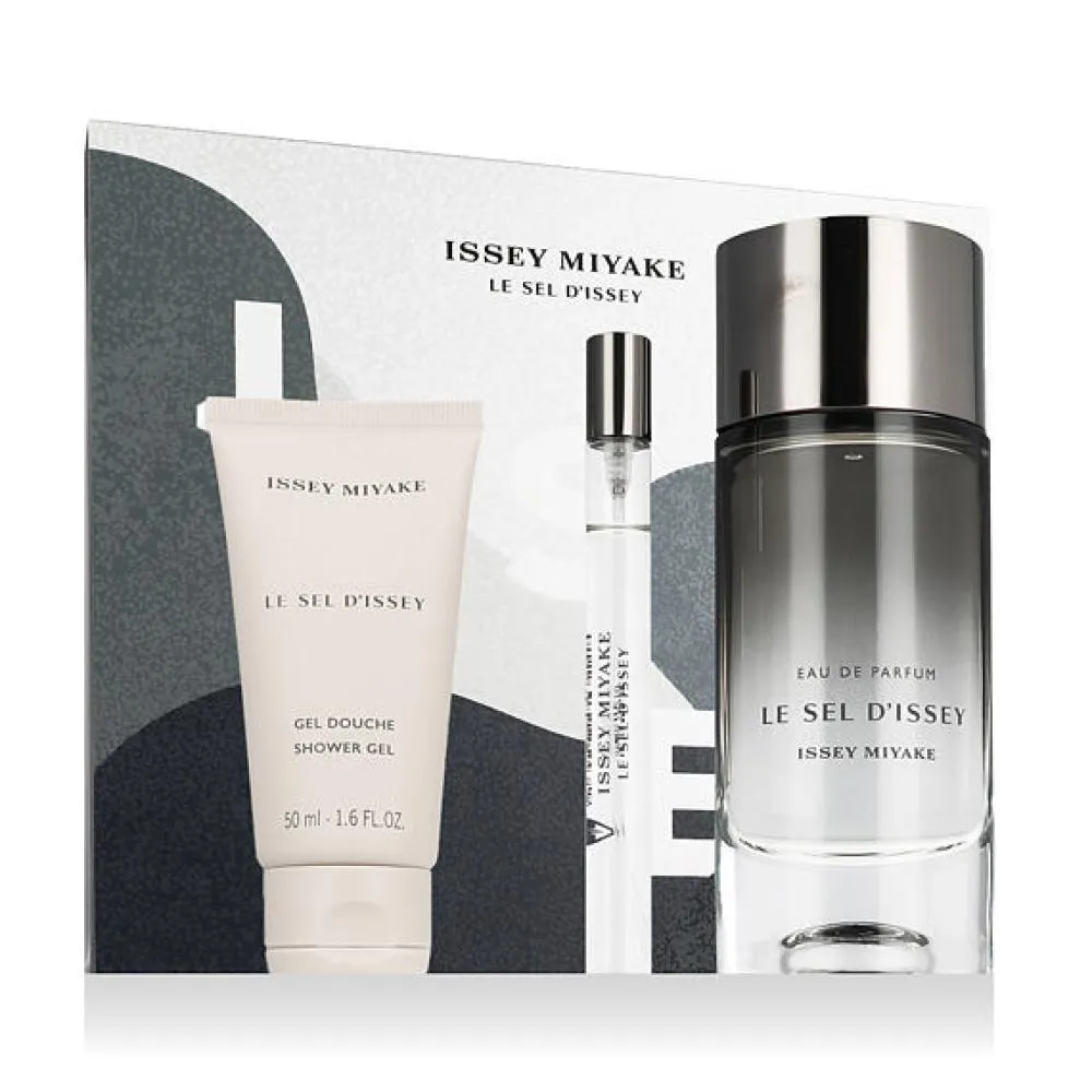Le Sel d’Issey Eau de Parfum for Men 100 ml + EDP Mini 10 ml + Shower Gel 50 ml