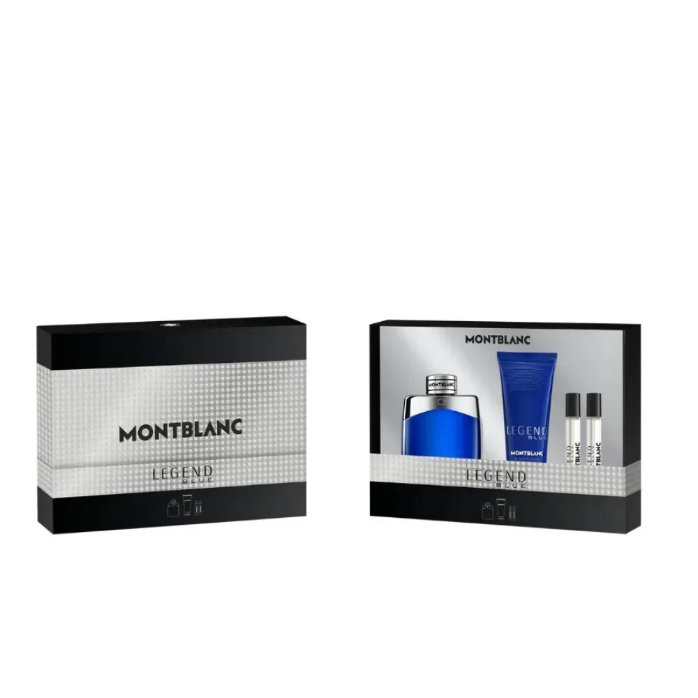 Legend Blue 100 ml + Hair & Body Shower Gel 100 ml + 2 x EDP Mini Eau de Parfum for Men 8 ml