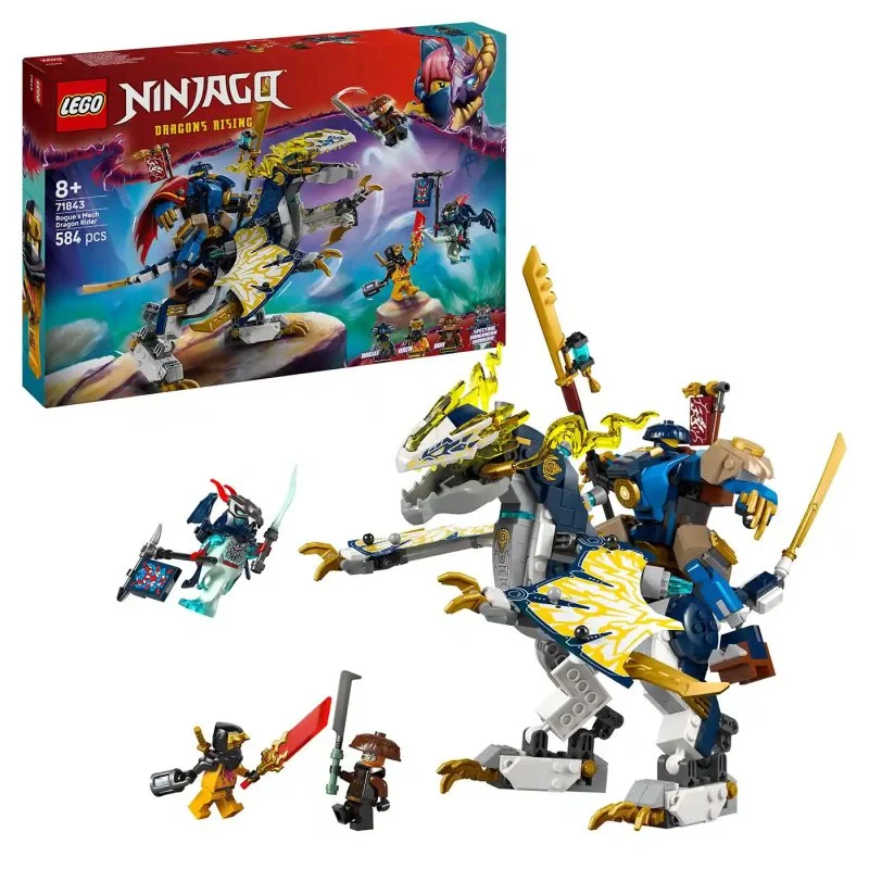 NINJAGO® 71843 Rogue and the Robotic Dragon Rider