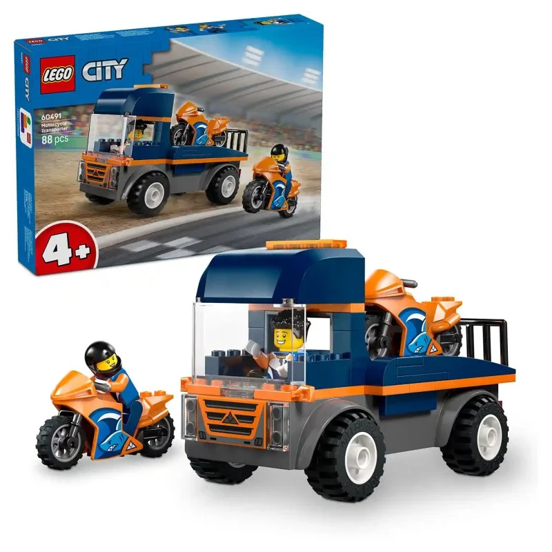 City 60491 Motorcycle Transport Truck