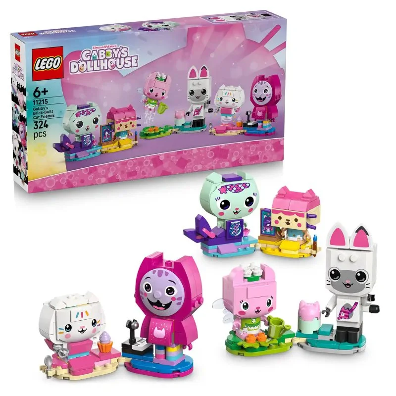 Gabby's Magic House 11215 Gabby and Kitty Friends Block Set