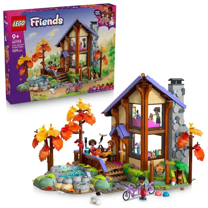 Friends 42705 Cozy Cabin in the Autumn Forest