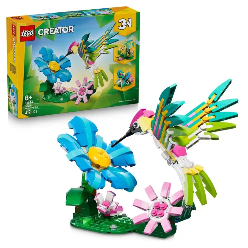 Creator 3-in-1 31384 Wild Animals: Colorful Hummingbird