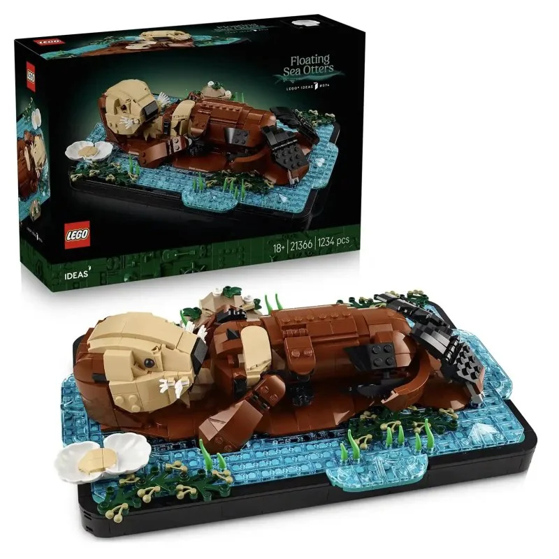 Ideas 21366 Floating Sea Otters