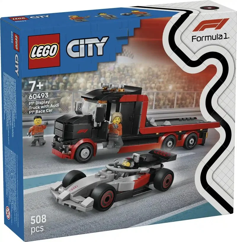 City 60493 F1® Exhibition Truck with Audi F1® Race Car
