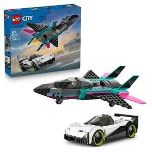 LEGO® City 60489 Jet vs. Car
