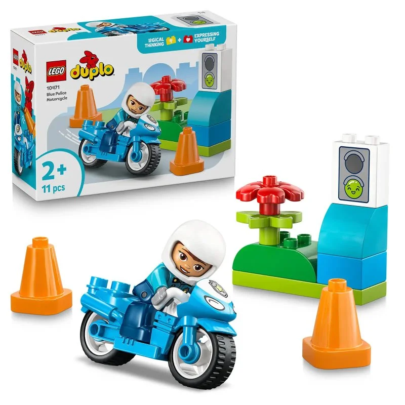 DUPLO® 10471 Blue Police Motorcycle