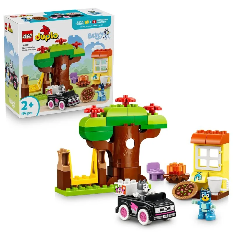 DUPLO® 10469 Muffin, Bluey and Pizza Delivery