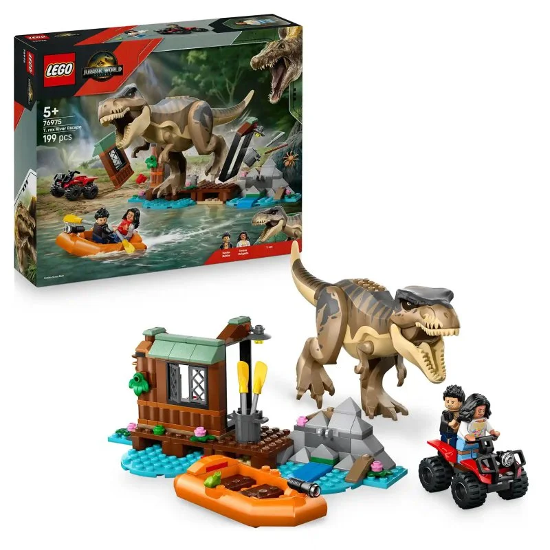 Jurassic World 76975 T. rex and River Escape