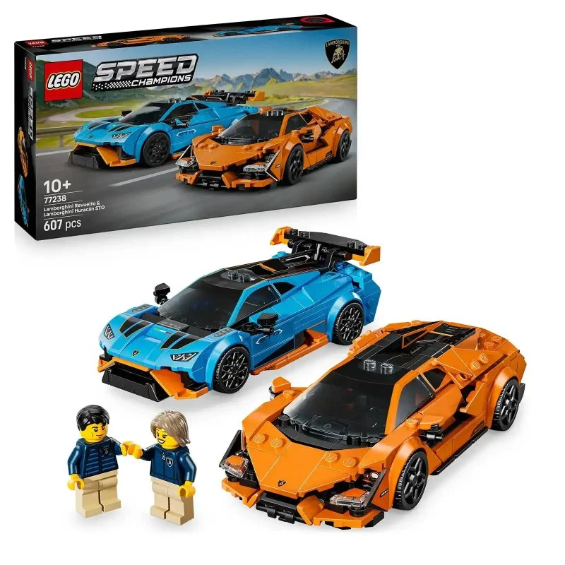 Speed Champions 77238 Lamborghini Revuelto and Huracán STO