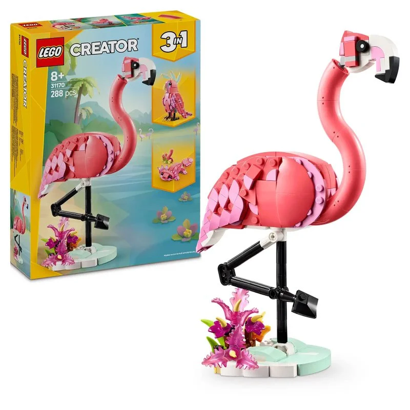 Creator 3-in-1 31170 Wild Animals: Pink Flamingo