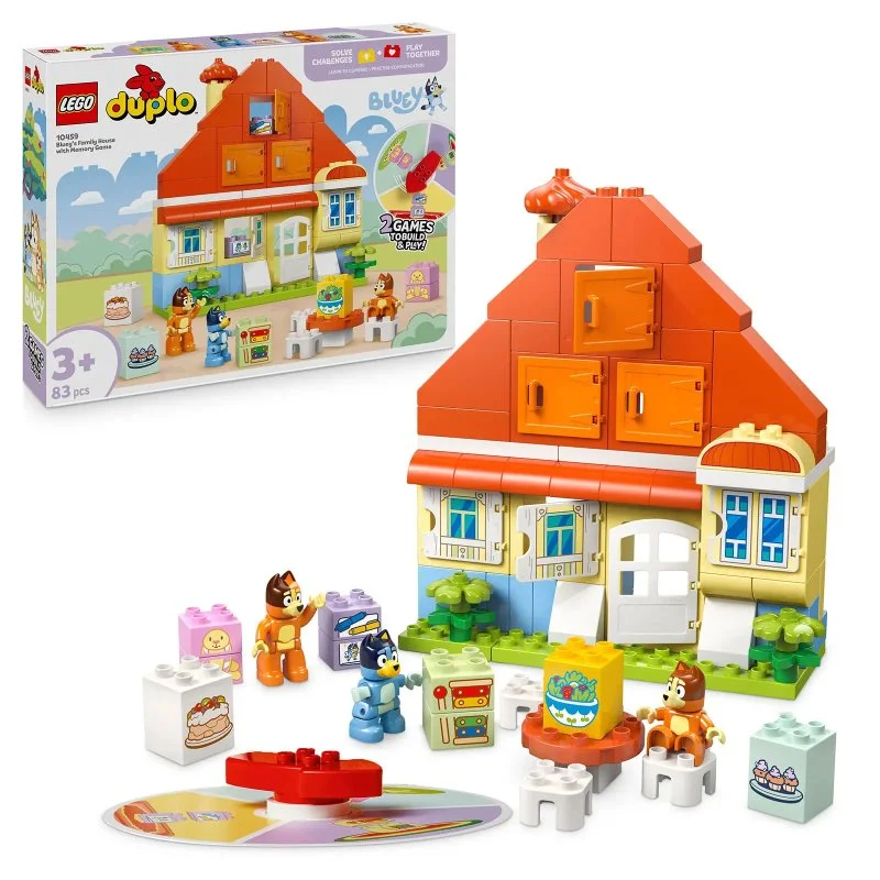DUPLO® 10459 Bluey's House and Memory Game