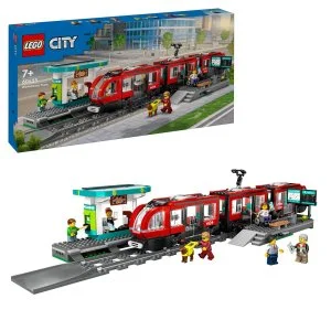 LEGO® City 60423 Tram and Stop in the City Center