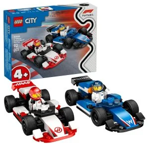 LEGO® City 60464 Williams Racing F1® and Haas F1® Race Cars