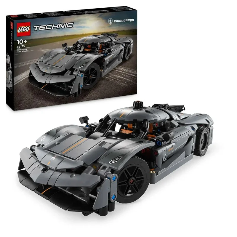 Technic 42173 Gray Hypercar Koenigsegg Jesko Absolut