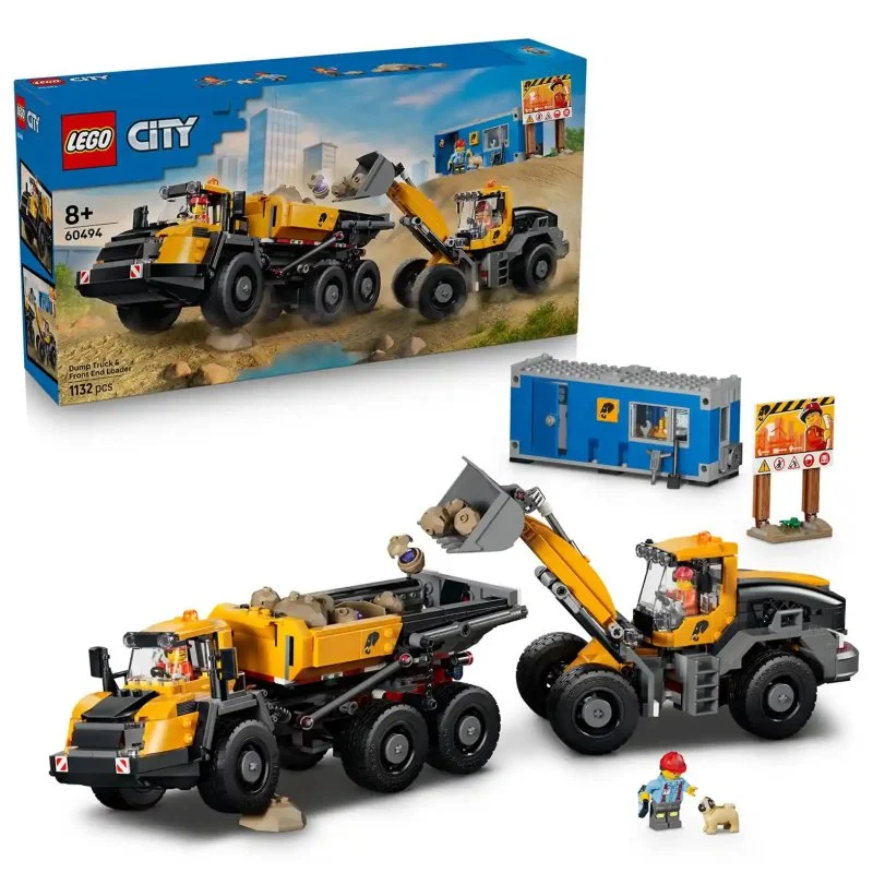 City 60494 Dump Truck and Front Loader