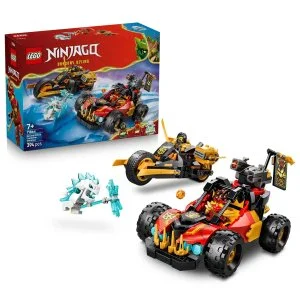 LEGO® NINJAGO® 71864 Kai and Cole's Combinable Vehicles